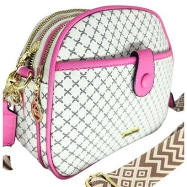 Imagem de Bolsa feminina tiracolo espaçosa transversal alça larga luxo-Feminino