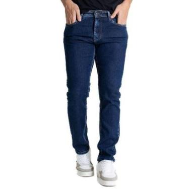 Imagem de Calça Jeans Sawary Slim - 281163 - Azul médio 46-Masculino