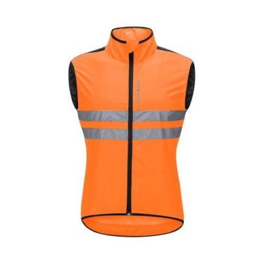 Imagem de Jaqueta Corta-vento Masculina, Dobrável, Refletiva, Para Ciclismo, Cor