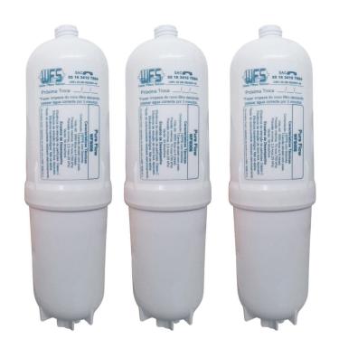 Imagem de Kit 3 Refil Filtro Purificador Água Soft By Everest Star