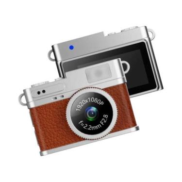 Imagem de Câmera Digital Mini Retro 1080P CCD Portátil, Filmadora Vintage Com Te