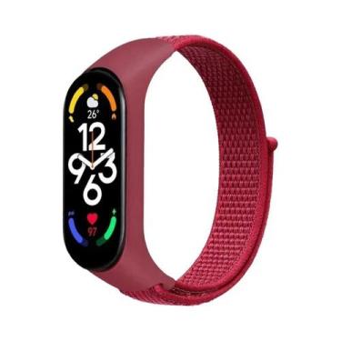 Imagem de Pulseira De Nylon Ajustável Para Mi Band 7 6 5 4 3, Substituição De Pu