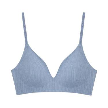 Imagem de Sutiã Sem Costura Sexy Feminino Com Decote Em V Profundo, Alça Com Let