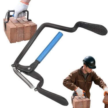 Imagem de Pinça de tijolo Protable | Garra de pavimentação de tijolos de aço resistente para elevação - Projetos de construção de jardim, equipamentos de transporte para renovação de casa, projetos de jardim