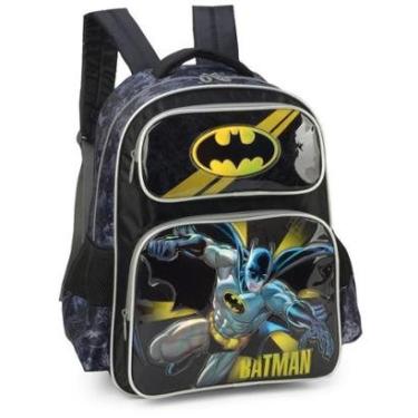 Imagem de Mochila de Costas Luxcel Batman Cinza-Masculino