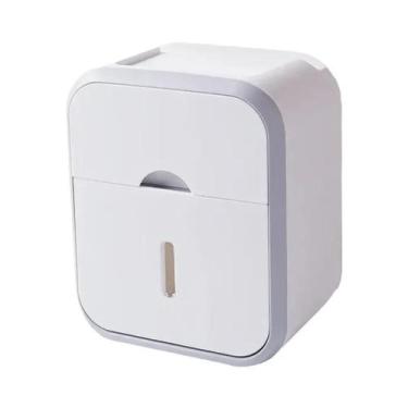 Imagem de Organizador De Papel Higiênico À Prova D'água, Montado Na Parede, Caix