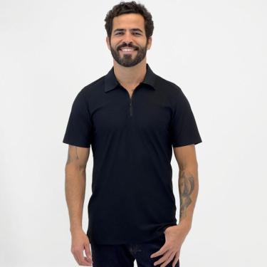Imagem de Camisa Polo Sea Surf com Zíper Manga Curta Masculina-Masculino