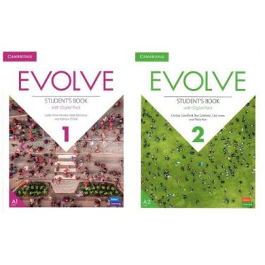 Imagem de Kit Evolve 1 Students Book With Digital Pack + Evolve 2 Students Book 