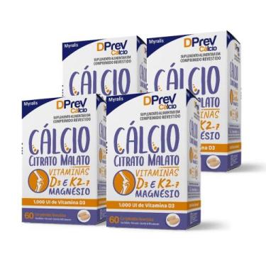 Imagem de Kit Calcio DPrev Calcio 1000 UI C/60 Cpr - Myralis