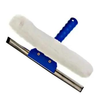 Imagem de Rodo Combinado Limpa Vidro com Luva de Acrílico e Lâmina de Borracha -