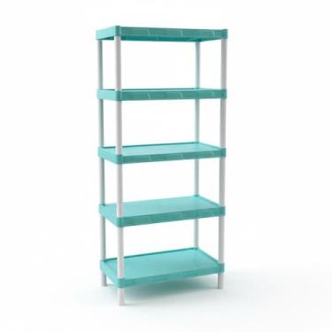 Imagem de Estante Organizadora Modular Verde 5 Prateleiras com Pés 532 - Agrapla