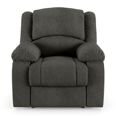 Imagem de Poltrona Do Papai Reclinável Sala De Cinema Barcelona Touch Massagem Usb Linho Chumbo