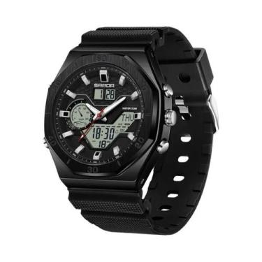 Imagem de Relógio Esportivo Digital Masculino À Prova D'Água E Resistente a Impa