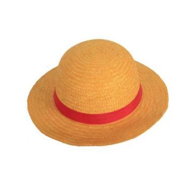Imagem de Chapéu de pelúcia Cosplay Boné de anime Luffy's Straw Hat para adultos