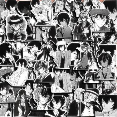 Imagem de Adesivos Bungos Strays Dogs em vinil impermeável Anime x50 - yiweisai