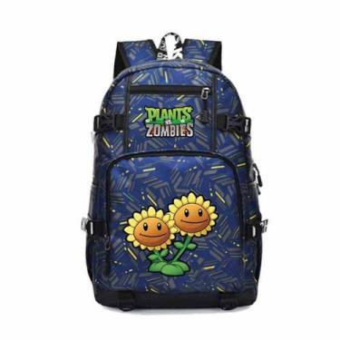 Imagem de Mochila Plants vs Zombies Sunflowers Cartoon Kids School - yiweisai