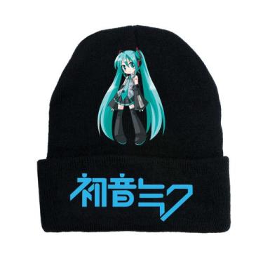 Imagem de Chapéu de malha Winter Beanie Hatsune Miku Anime para adultos - yiweis