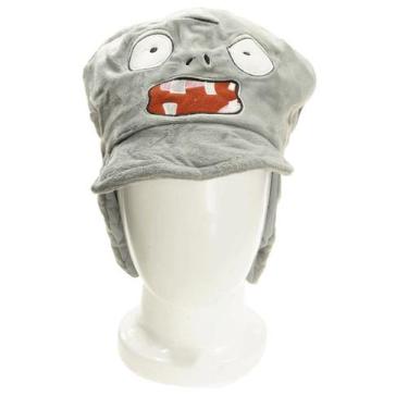 Imagem de Chapéu de cosplay Plants vs Zombies Warm Plush para adultos e crianças