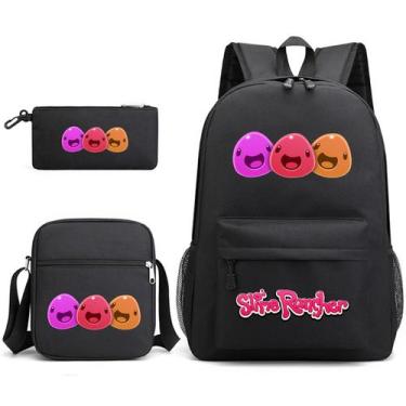 Imagem de Conjunto de mochilas Slimes Rancherss Anime School, 3 peças com sapato