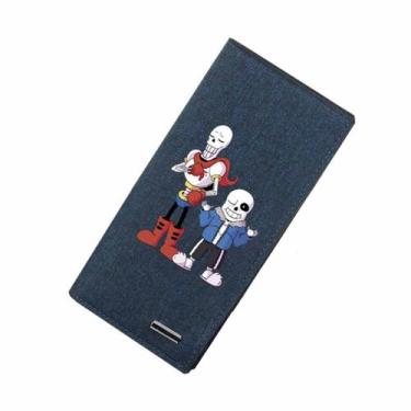Imagem de Carteira Undertales Papyrus Anime Characters Slim BiFold - Yiweisai