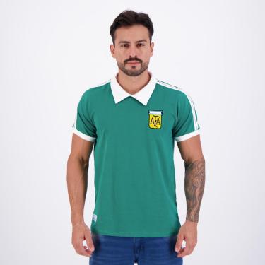 Imagem de Camisa Argentina Goleiro Retrô 1978 Masculina-Masculino