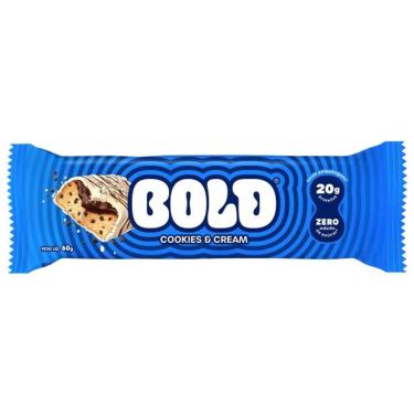 Imagem de Barra de Proteina - 1 Unidade 60g Cookies & Cream - Bold-Unissex