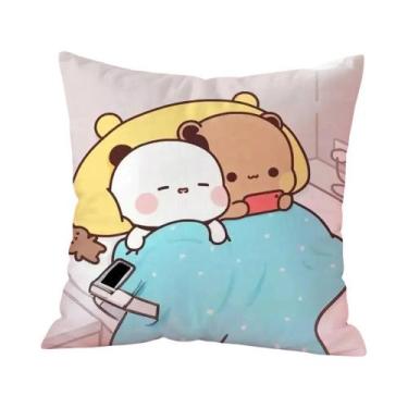 Imagem de Capa De Almofada Bubu Dudu Com Estampa Estampada Para Sala De Estar, C
