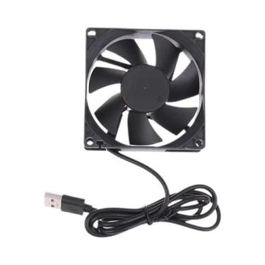 Imagem de Ventilador De Resfriamento USB 5V Sem Escovas Para PC, Roteador, Gabin