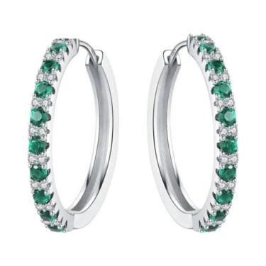 Imagem de Brincos De Argola Astrais Em Formato De Borboleta Em Prata Esterlina 9