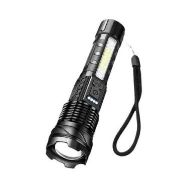 Imagem de Lanterna LED XHP50 Recarregável USB-C De Alta Potência Com Bateria Int