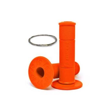 Imagem de Manopla Biker Diamond Grip, Laranja