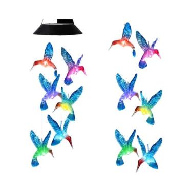 Imagem de Luminária Solar Decorativa Para Jardim Com Mudança De Cor, Sinalizador