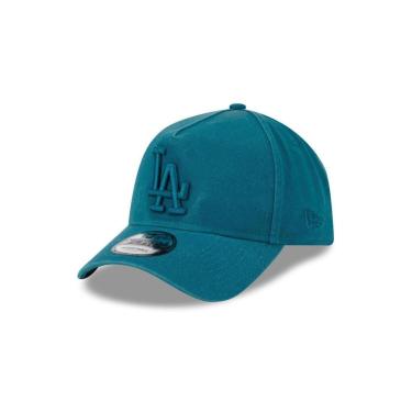 Imagem de BONE NEW ERA 9FORTY A-FRAME SNAPBACK LOS ANGELES DODGERS MLB VERDE-Masculino