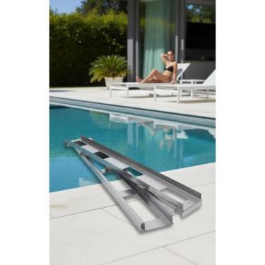 Imagem de Ralo Linear Oculto 1M Inox 304 Cola Piso Piscina Gourmet - Congratulat
