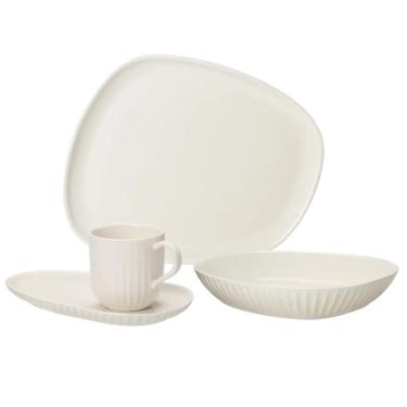 Imagem de Aparelho de Jantar 16 Peças Luna Seda Oxford