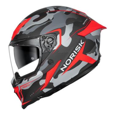 Imagem de Capacete Norisk Rock Tactical Preto e Vermelho-Masculino