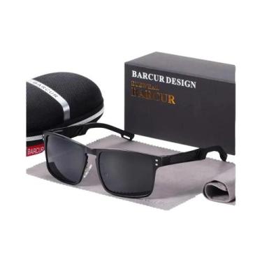 Imagem de Óculos De Sol Masculinos Estilo Minimalista Para Negócios Com Armação 