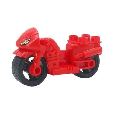 Imagem de Blocos De Montar Grandes Carro Esportivo Ônibus Jipe Caminhão Compatív