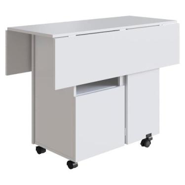 Imagem de Mesa Tampo Dobrável 90X90 cm B50 NOVAM - Nova Mobile, Branco