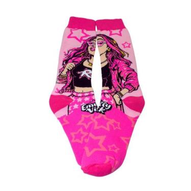 Imagem de Meia Infantil Emilly Vick Divertida Meninas Juvenil Adulto