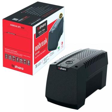Imagem de Nobreak TS Shara UPS MINI 700VA, Monovolt 115V/115V, 1x Bateria 12V 6Ah, 6 Tomadas - 4574