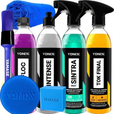 Imagem de Kit Completo Vonixx Limpeza e Proteção Automotiva  Shampoo Neutro V Fl