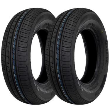 Imagem de Kit 2x Pneu Carro 145 80 R13 Radial 109 TL 75T Roadking