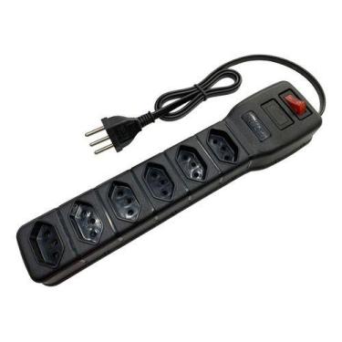 Imagem de Filtro de Linha Pvc 6 Tomadas 2P+T - MultiCraft 20773 - Multicrafit