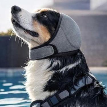 Imagem de Protetor Auricular Cachorro Anti Ruído Fogos Trovão Redutor Ansiedade 