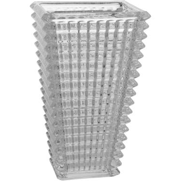 Imagem de VASO DECORATIVO ENFEITE PLANTA VIDRO 28x16x12cm