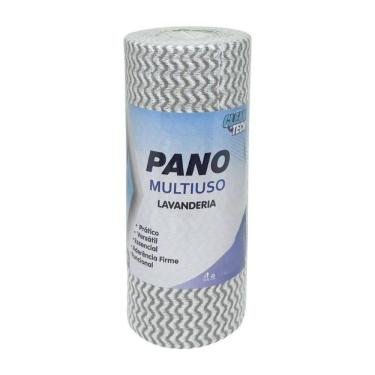 Imagem de Kit 06 Rolos de Pano para Limpeza Multiuso Pano Total 600 Folhas com Alta Absorção em P...