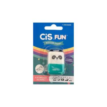 Imagem de Carimbo Roller Cis Roller Stamp Fun Panda com Estampa de Animais Fofinhos para Agendas, Planners e Scrapbook