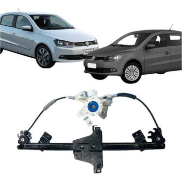 Imagem de Máquina do Vidro Elétrico Direito F103 para Gol G5 G6 G7 e Voyage G5 G6 G7 4 Portas com Fixação para Motor Original