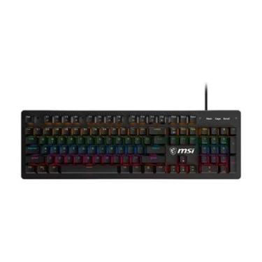Imagem de Teclado Mecânico Gamer MSI Forge GK300, RGB, Switch Blue, anti-ghosting, US, Preto - S1...
